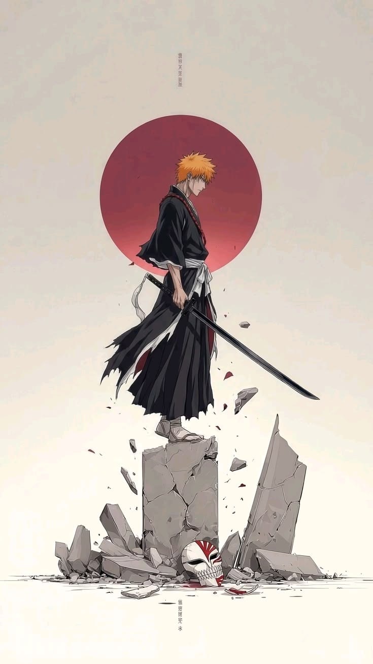 Bleach colored manga cover