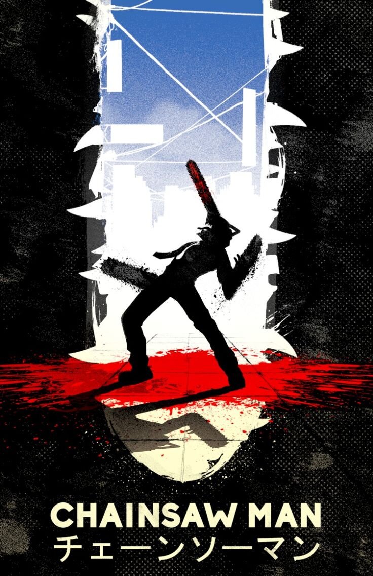 Chainsaw Man colored manga cover
