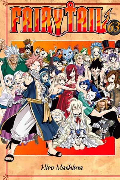 Fairy Tail colored manga cover
