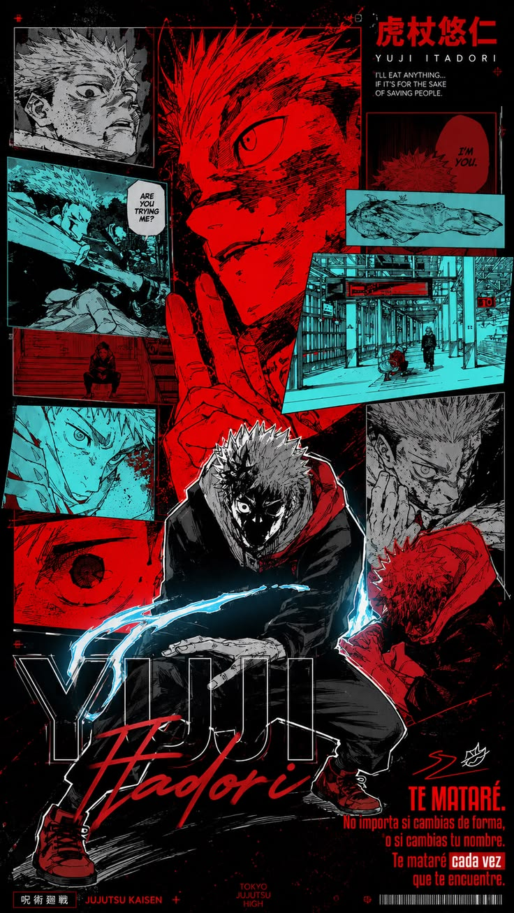 Jujutsu Kaisen colored manga cover