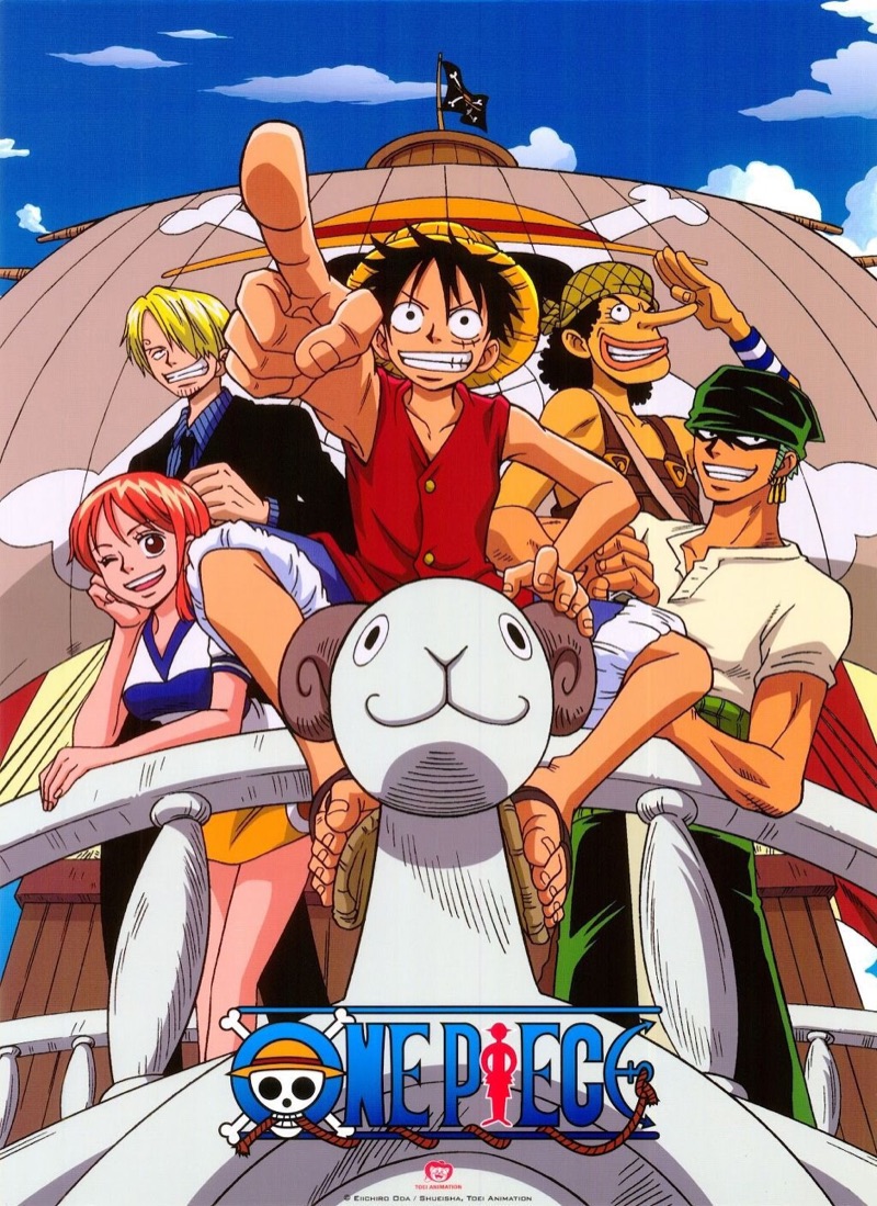 One Piece colored manga cover